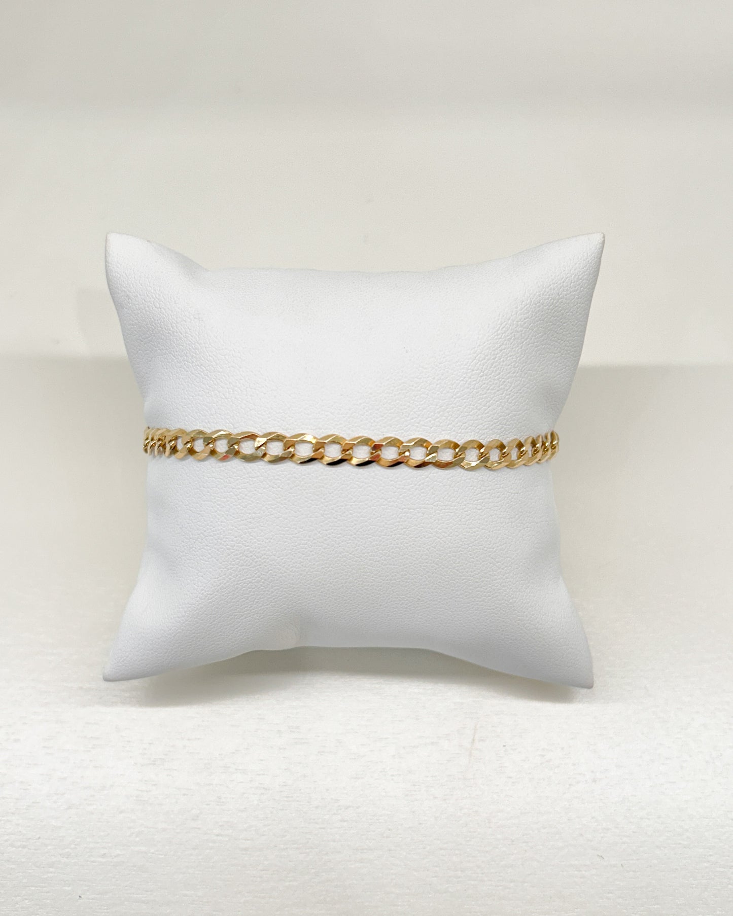 Pulsera de eslabón Grumet ligero en oro 10K