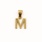 Dije Letra "M" en Oro 10K