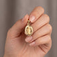 Dije Doble Vista con Virgen de Guadalupe Tres Oros y San Judas en Oro 14K