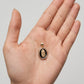 Dije de la Virgen de Guadalupe en Oro 14K con Ónix Negro