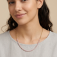 Collar Minimalista con Cristales en Rosa