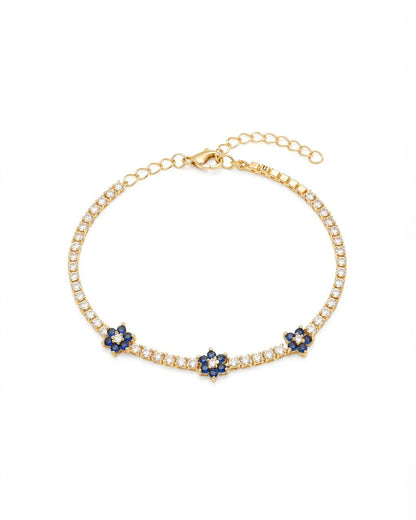 Pulsera Flor de Tennis