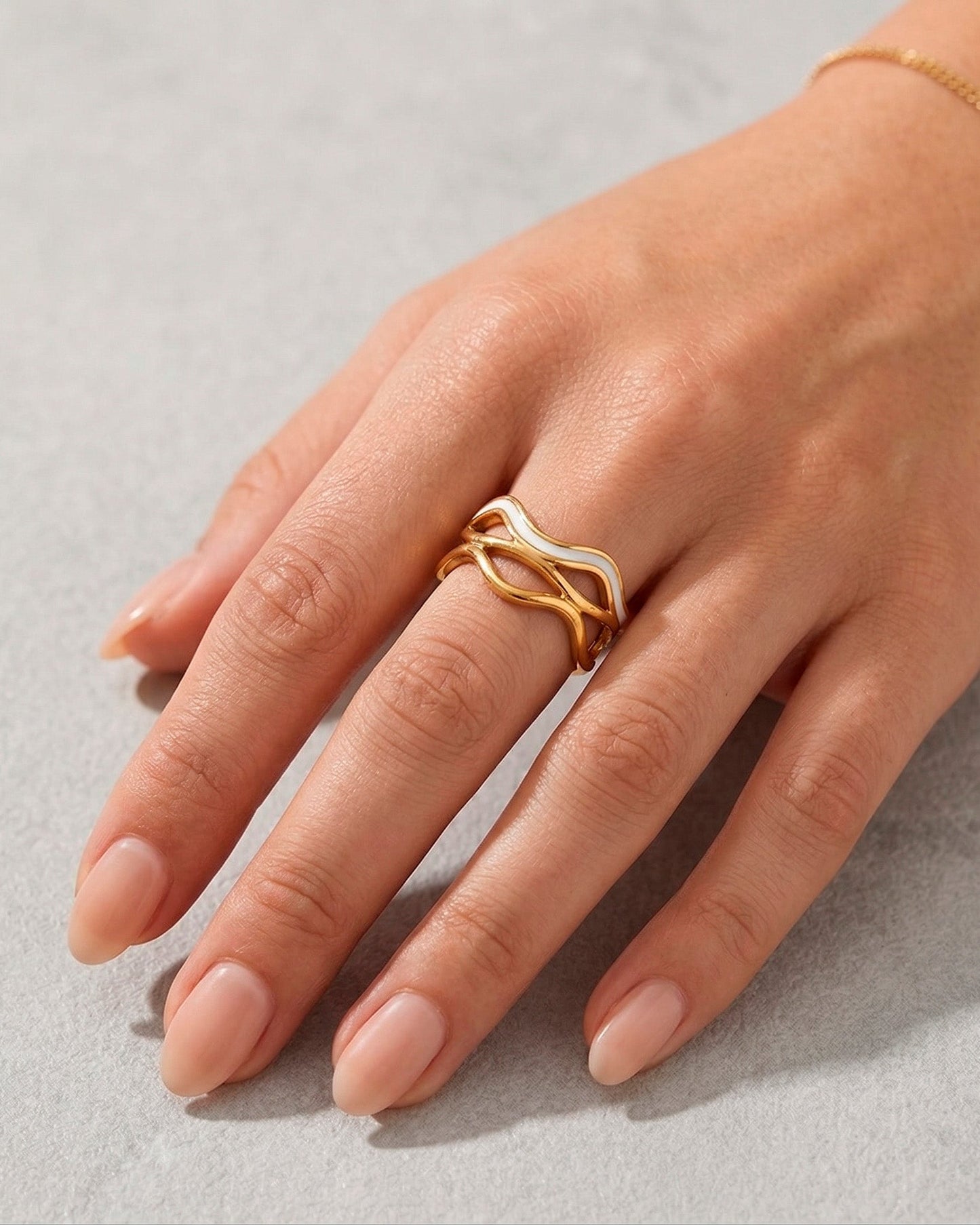 Camille Wave Ring