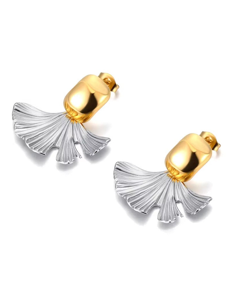 Aretes Bicolor Ginkgo Silvestres
