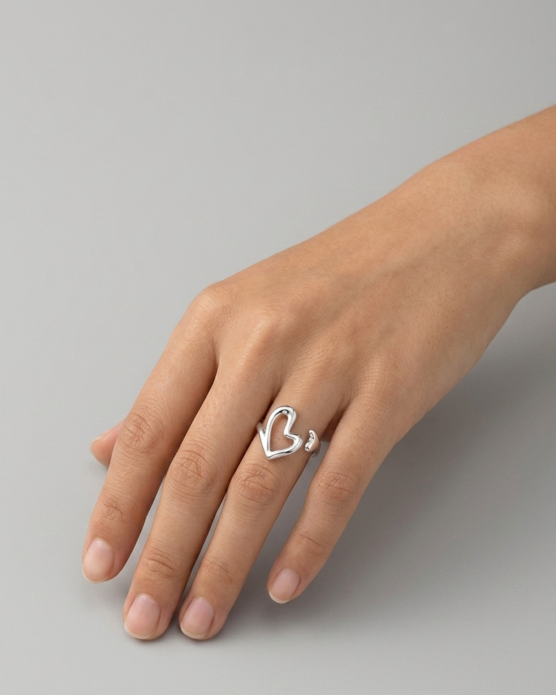 Anillo Ajustable Open Heart