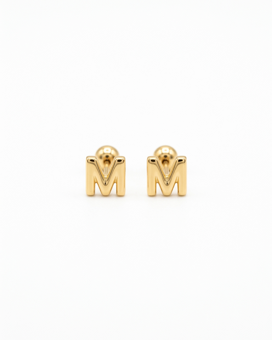 Broquel Inicial Letra "M"