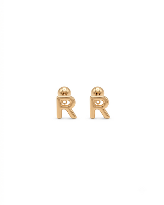 Broquel Inicial Letra "R"