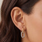 Aretes Eslabón Dual