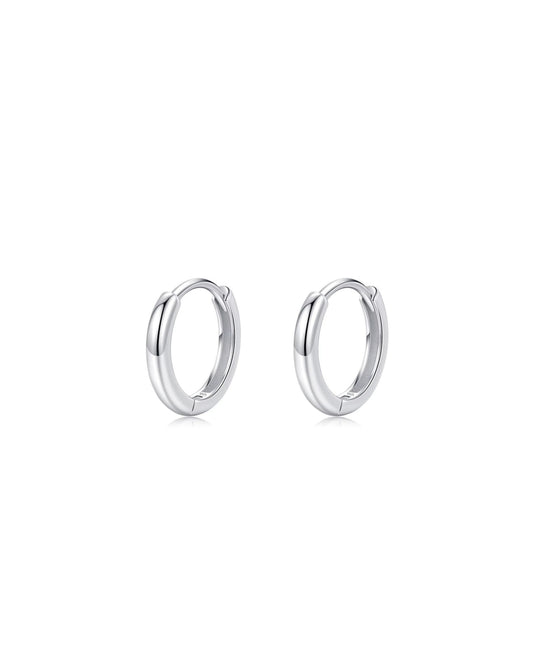 Aretes Plateados Clásicos