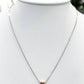 Collar de mini corazón dorado con acabado espejo