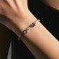 Pulsera con circonias de eslabones color plateado
