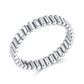Anillo Texturizado Estilo Líneas