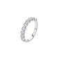 Anillo Tipo Eternity con Circonias en Engaste de Bisel