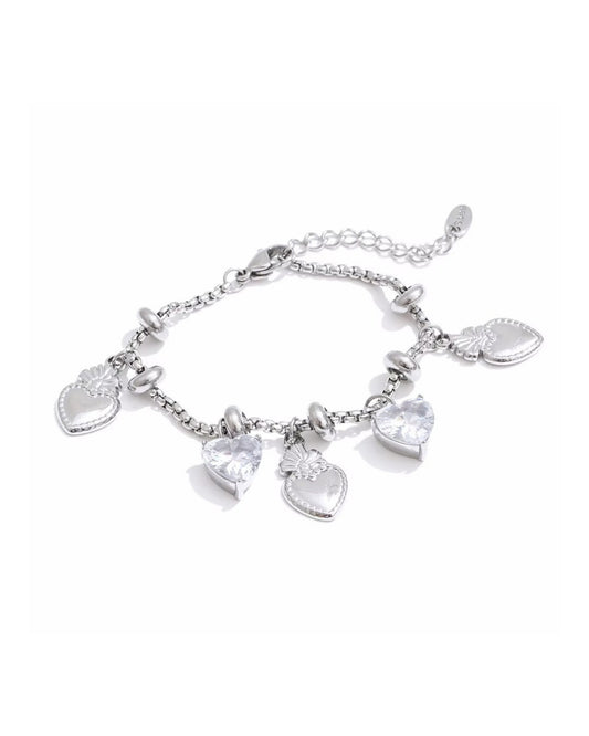 Pulsera Corazones de Luz
