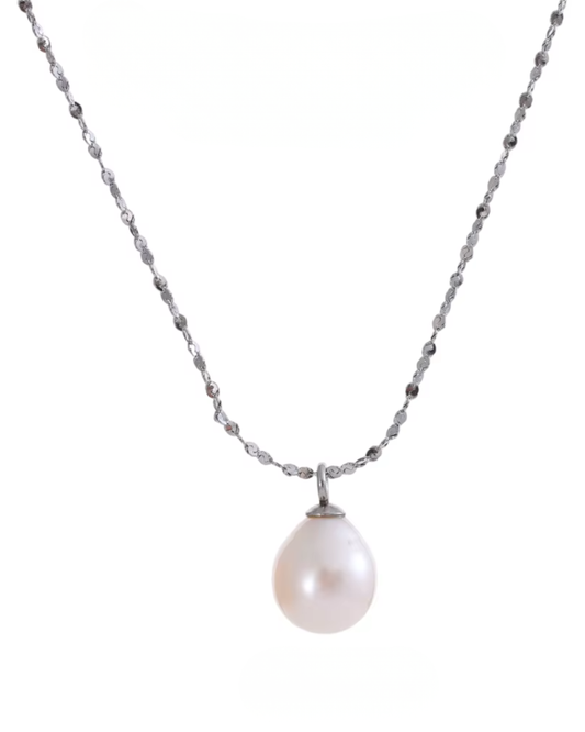 Collar Perla Solitaria