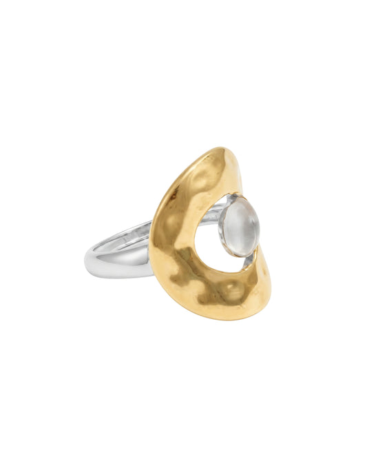 Anillo Doble Esfera