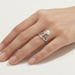 Anillo Corazón Flotante