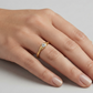Anillo Solitario Orgánico