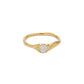Anillo Solitario Orgánico
