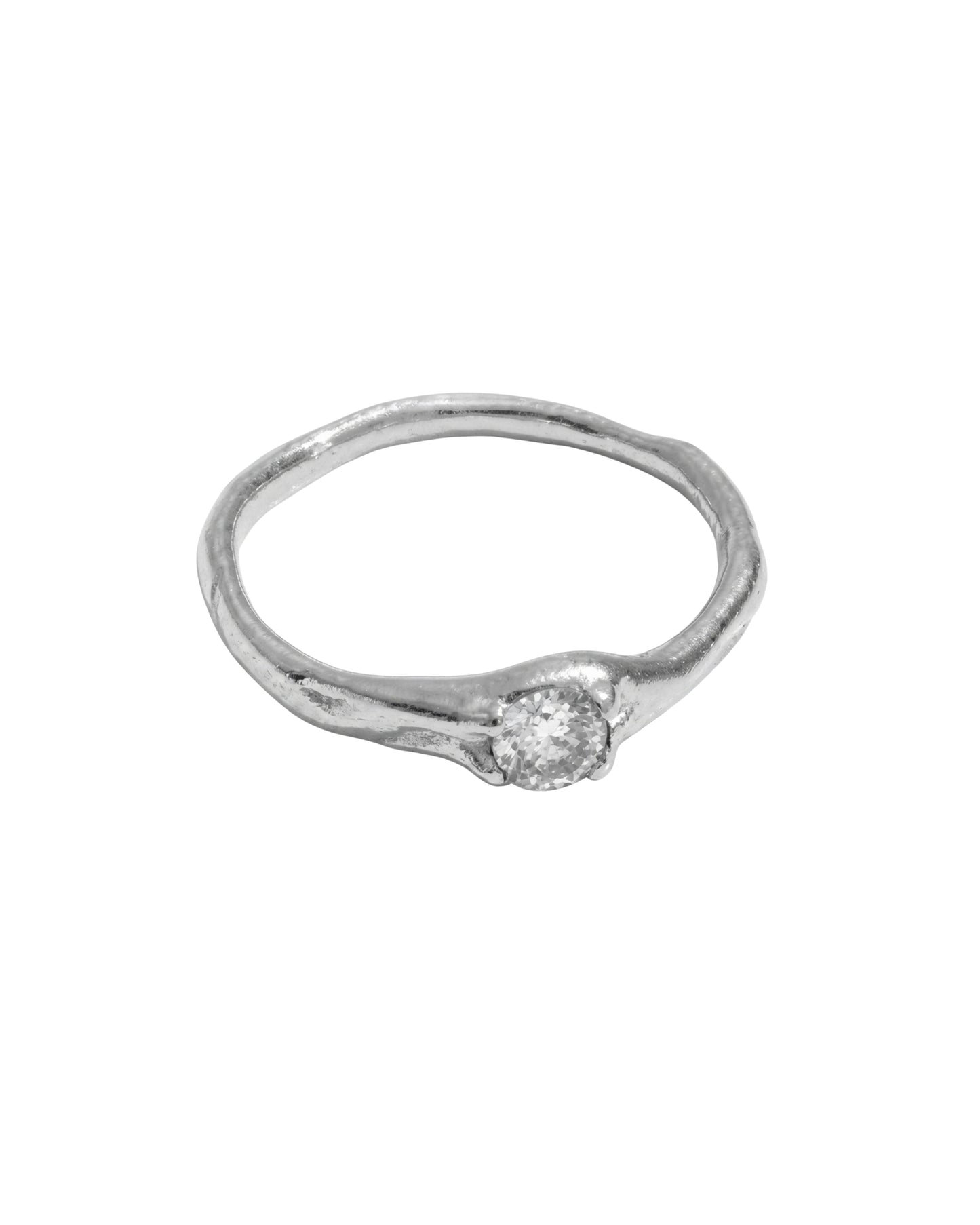 Anillo Fluido Solitario