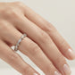 Anillo Cadena de Estrellas Silver