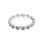 Anillo Cadena de Estrellas Silver