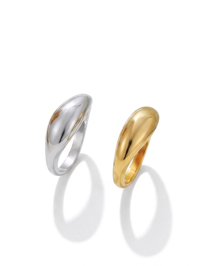 Anillos Chunky Duo Bicolor