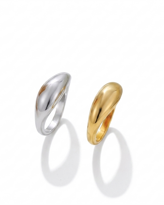 Anillos Chunky Duo Bicolor