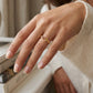 Anillo Abierto con Gemas