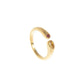 Anillo Abierto con Gemas