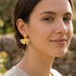 Aretes Ginkgo Gold Leaf