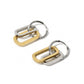 Aretes de Eslabones Bicolor