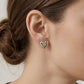Aretes de Corazón Bicolor