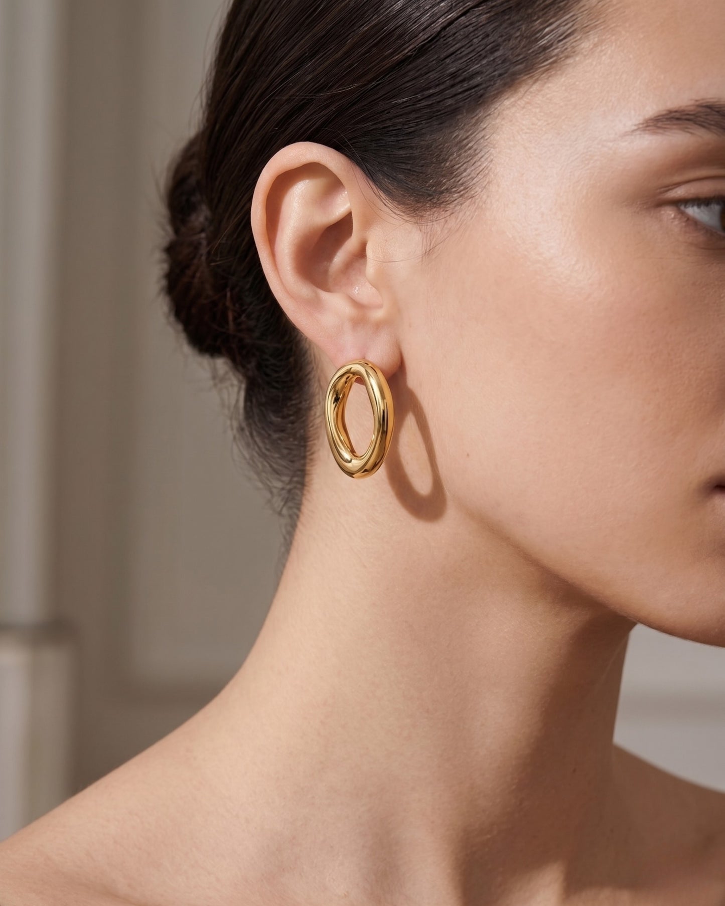 Aretes de Silueta Fluida