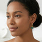 Turquoise Cascade Hoops