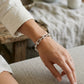 Pulsera de Eslabones U-Link en Tono Plateado