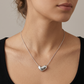 Collar de Cadena Fina y Dije Escultórico