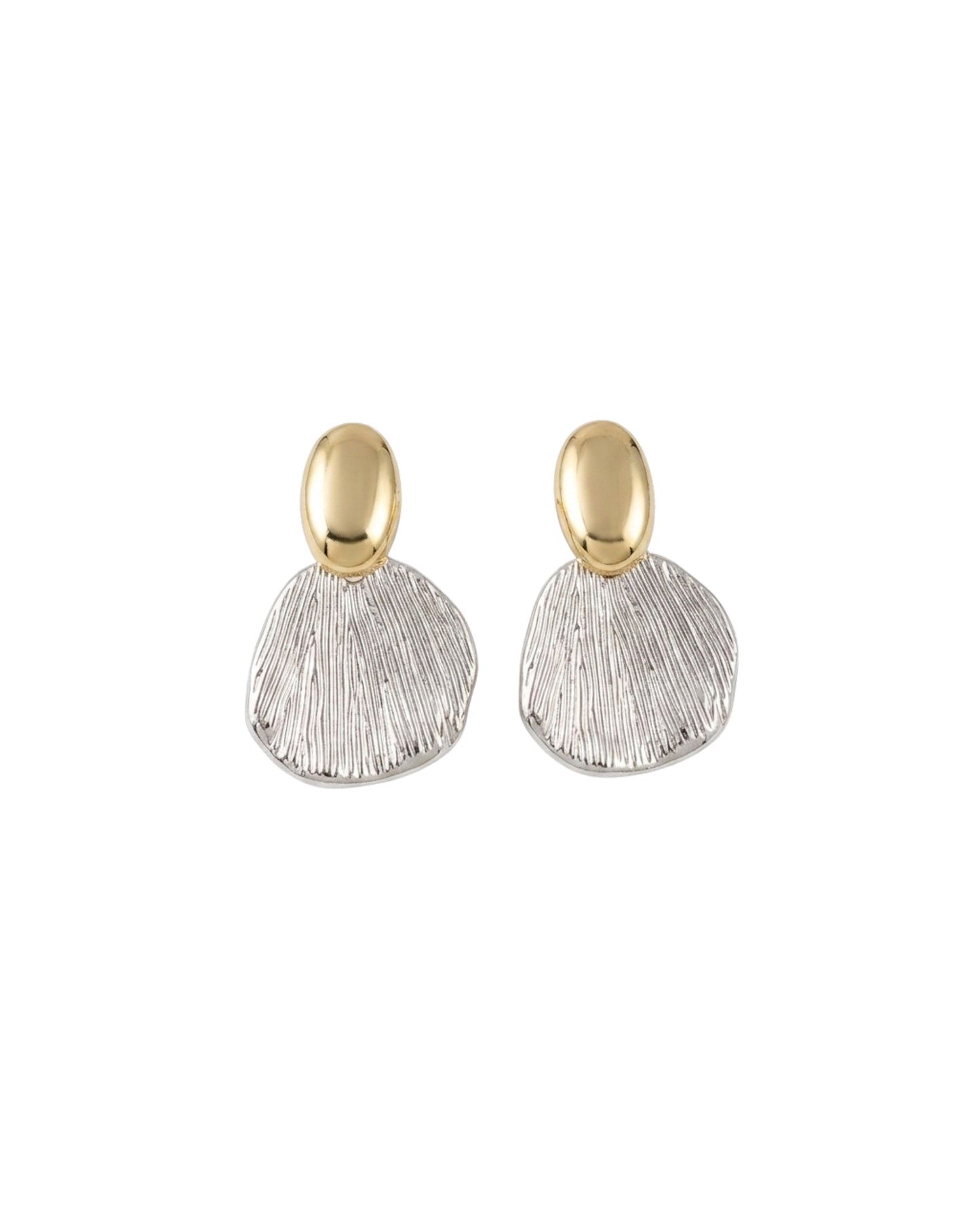 Aretes Plissé Mixed
