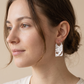 Aretes Plateados con Textura
