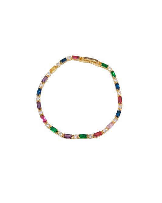 Pulsera de Cristales Multicolor