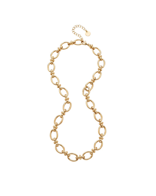 Collar de Eslabones Dorado