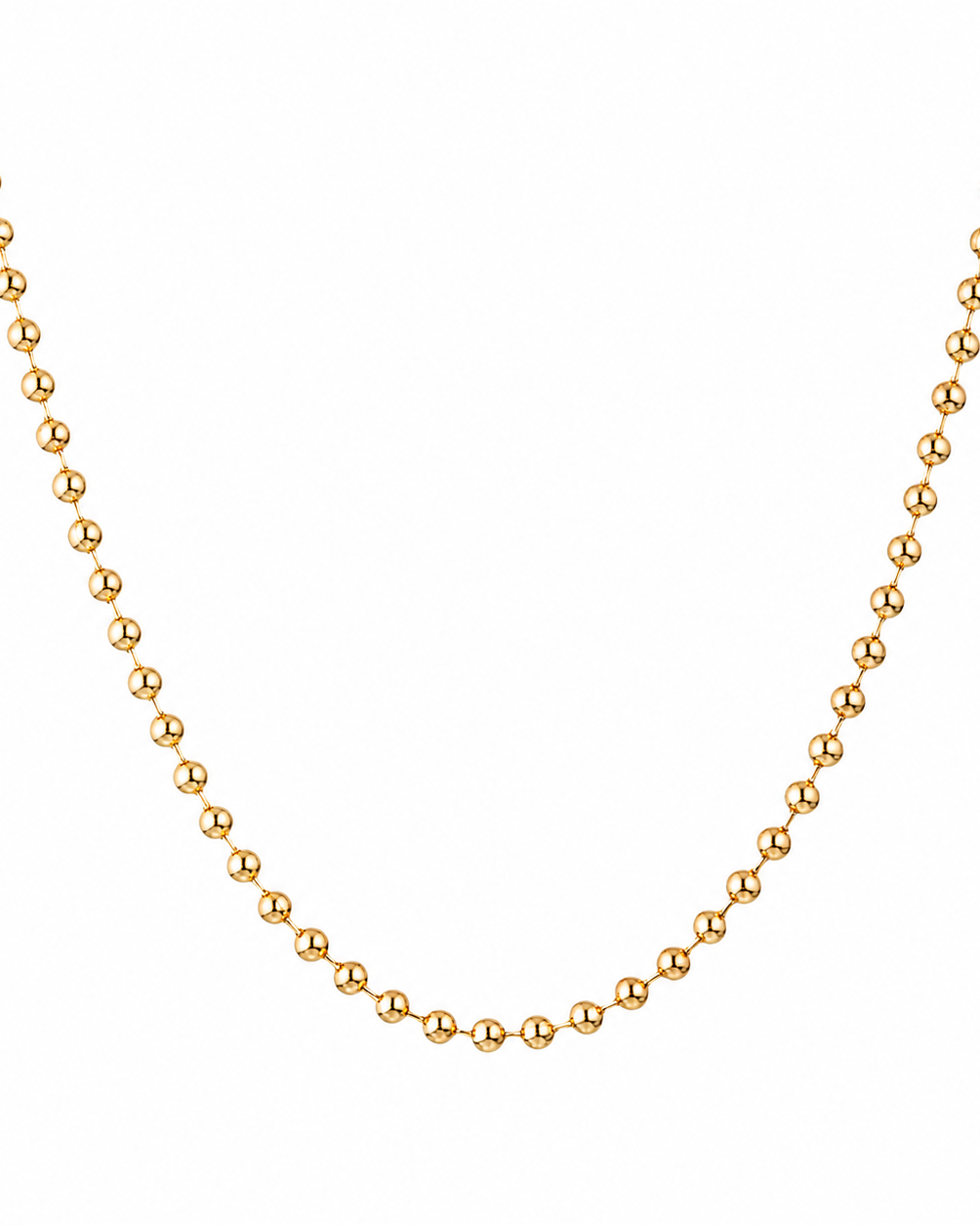 Collar Esferas Doradas