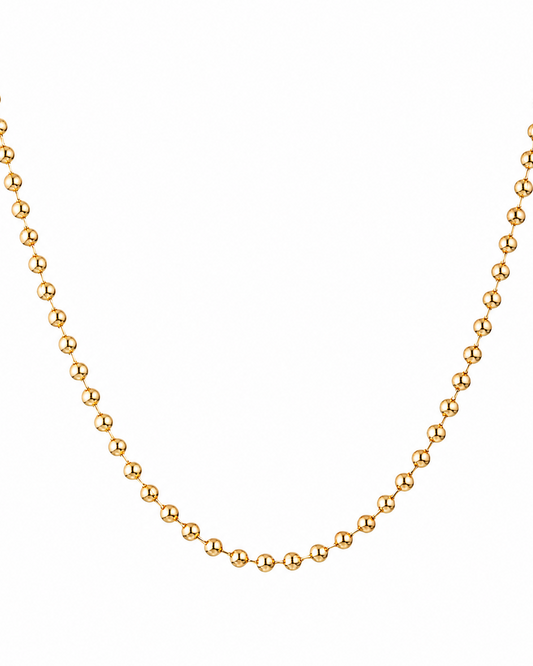 Collar Esferas Doradas