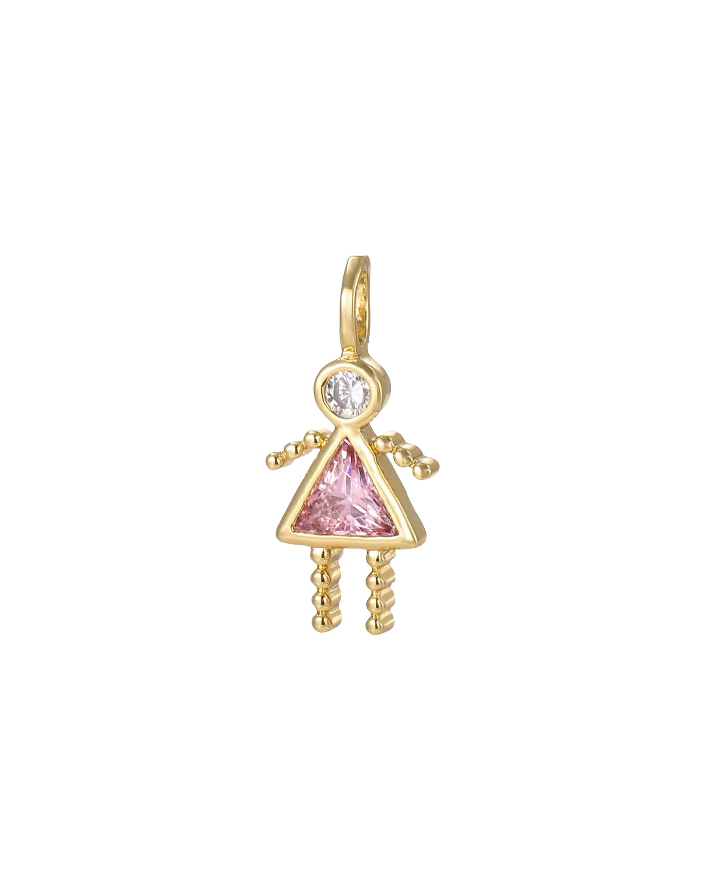 Dije Geometric Pink Girl