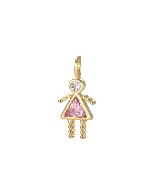 Dije Geometric Pink Girl