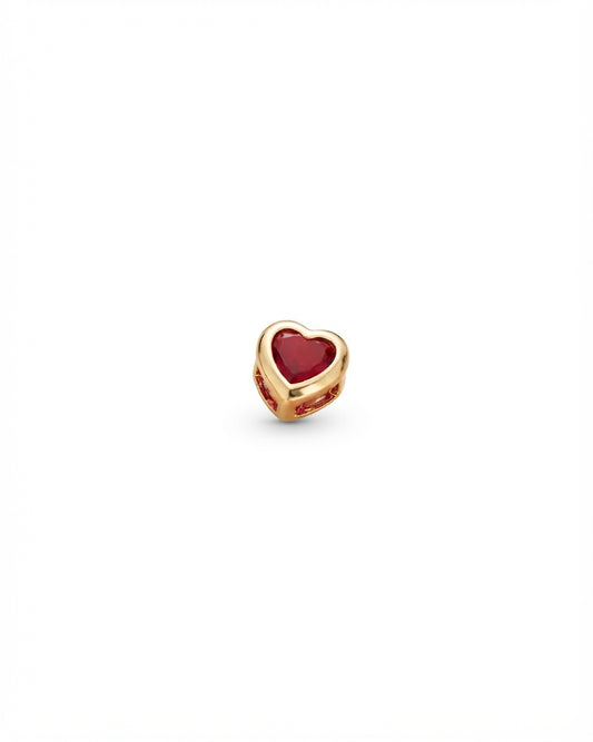 Dije Corazón Carmín