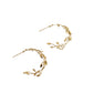 Aretes de Laurel en Plata