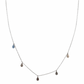 Collar de estaciones con gotas martilladas