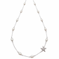 Collar de estaciones con perlas barrocas y estrella de mar