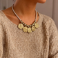 Collar chunky dorado con colgantes